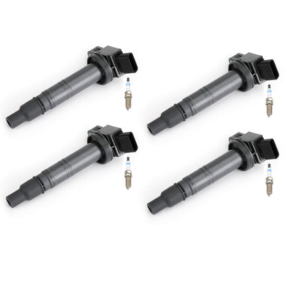 UF495 4X Encendido Bobina & 4X Bosch Doble Platino Bujía Para Toyota Matriz
