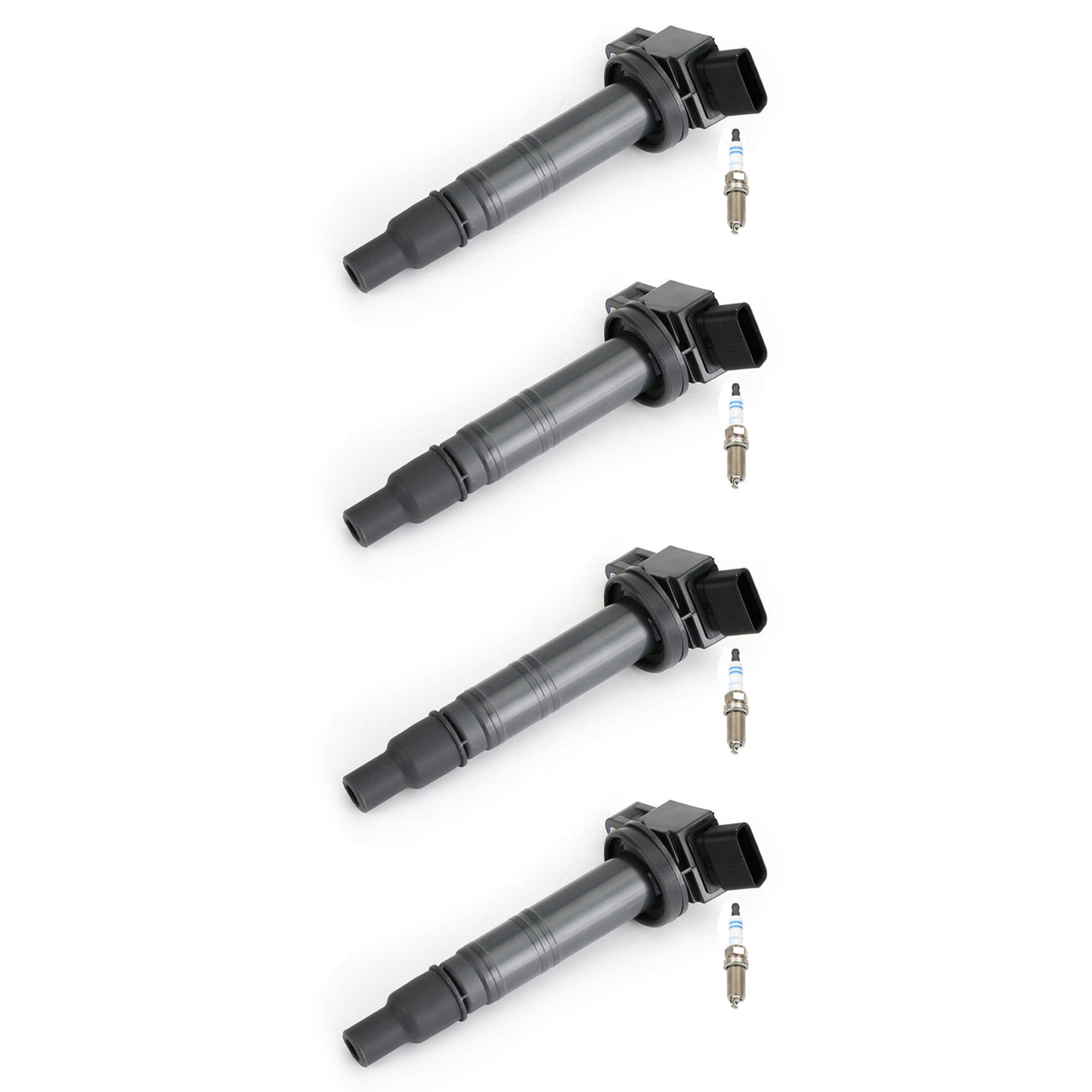 UF495 Ignition Coil & 8101 Bosch Double Platinum Spark Plug For Camry Corolla