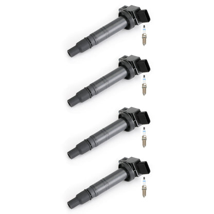 UF495 Ignition Coil & 8101 Bosch Double Platinum Spark Plug For Camry Corolla