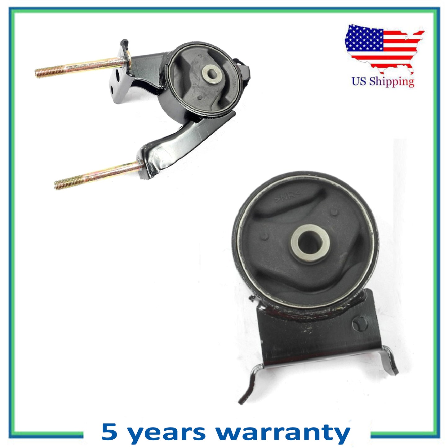 7228 4243 Engine Motor & Trans Mount SET 2PCS NEW For 04-06 Scion xA xB 1.5L