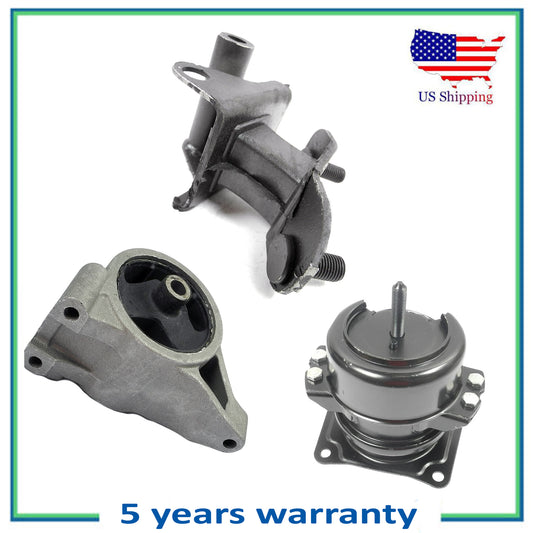 4519 4523 4532 Engine Motor & Trans Mount SET 3PCS NEW For 03-06 Acura MDX 3.5L