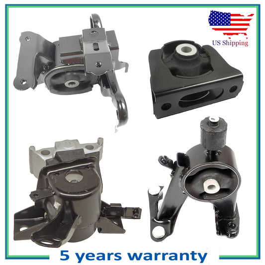 Set 4PCS Engine Motor & Automatic Transmission Mount For 2008-2015 Scion xB 2.4L
