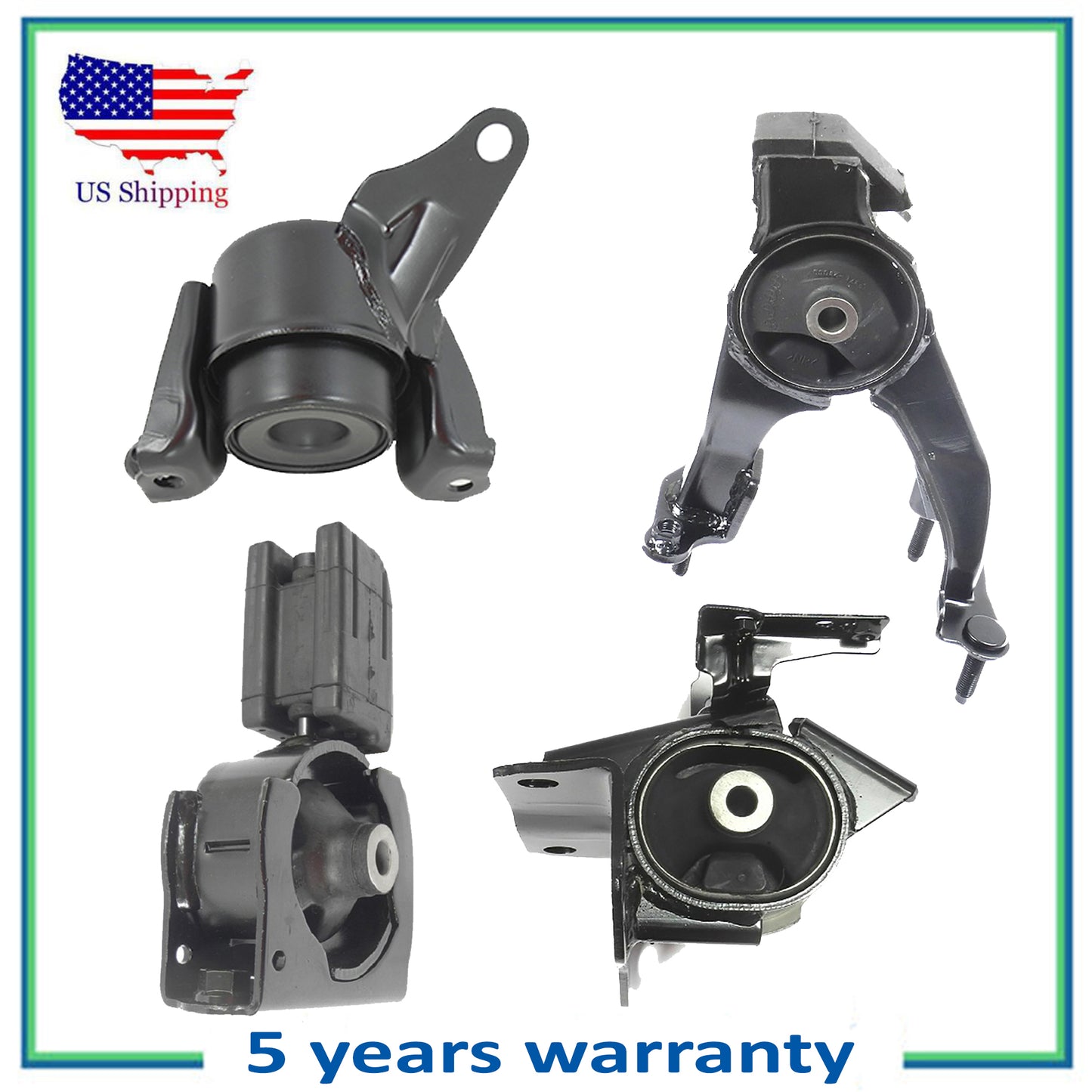 Set 4 PCS Engine Motor & Automatic Transmission Mount For 05-10 Scion tC 2.4L