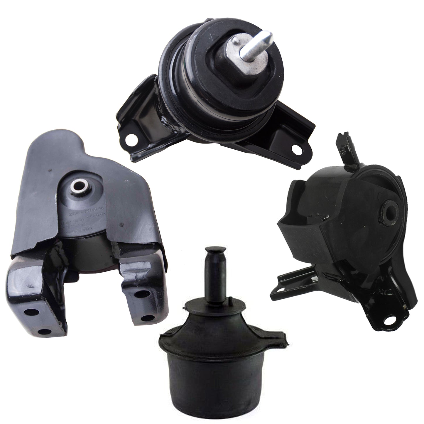4PCS Motor & Transmisión Automática Montaje Para 09-11 Hyundai Azera 3.3 3.8