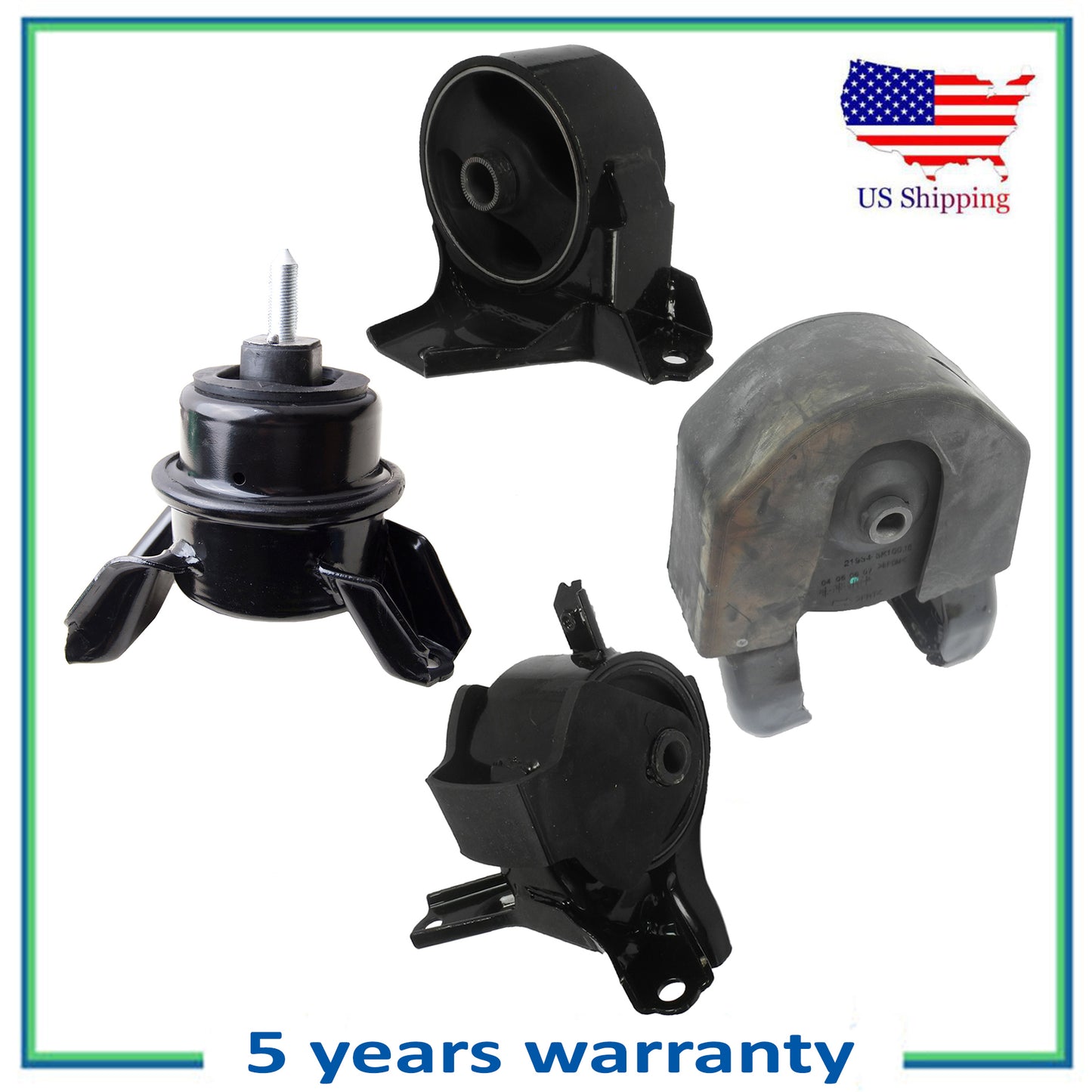 Juego 4PCS Motor & Transmisión Montaje Nuevo Para 2009-2010 Hyundai Sonata 3.3L