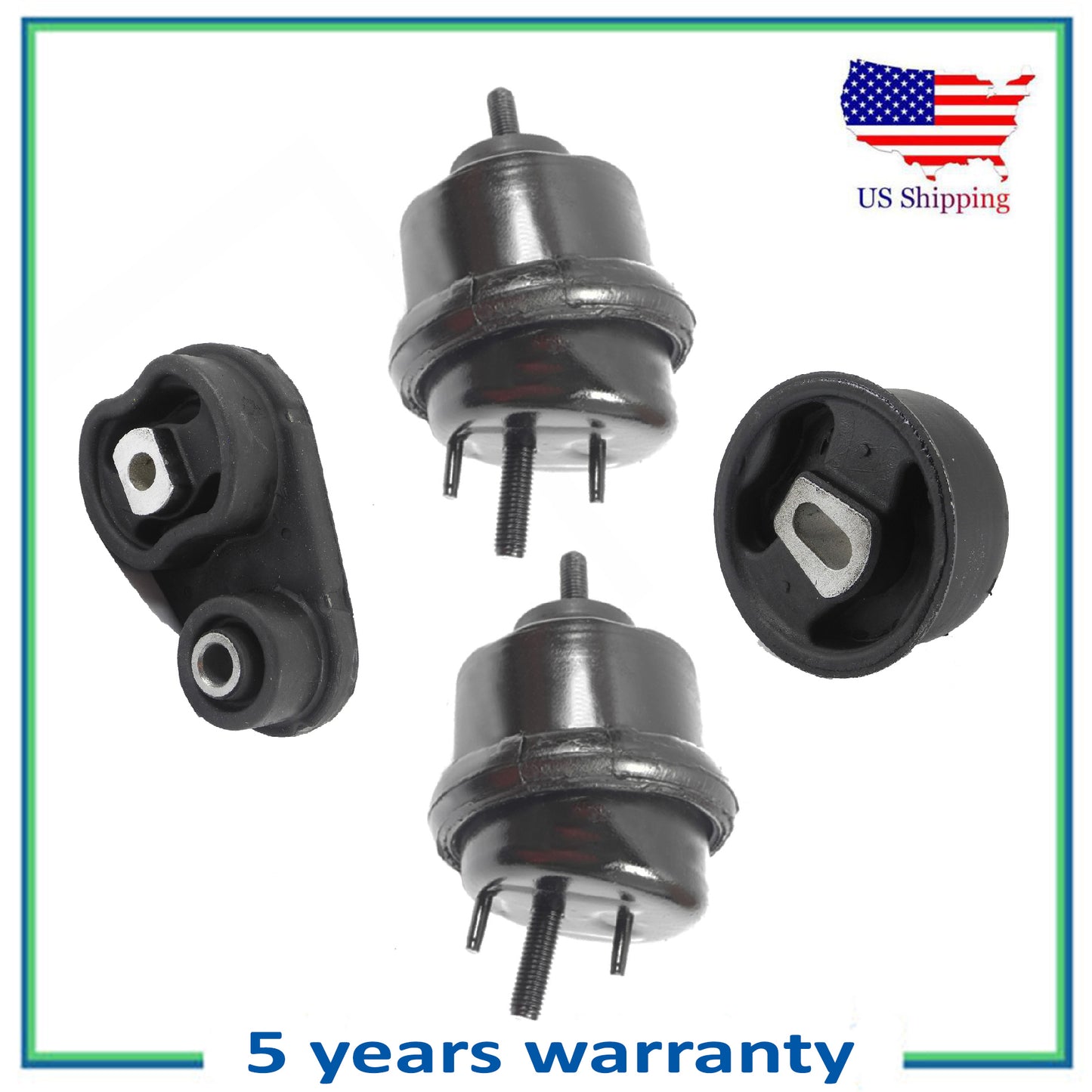 Trans, Front Left, Rear Bushing & Motor Mount For FiveHundreed, Freestyle 3.0L