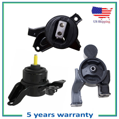 Set 3Pcs Engine Motor & Trans Mount Motorking For 11-14 Hyundai Sonata 2.4L