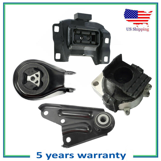 4PCS Motor & Manual Trans Montaje Para Mazda 10-13 3 , 3 Sport 12-15 5 2.5L