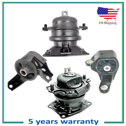 4 PCS Engine Motor & Trans Mount for Auto 11-13 Honda Odyssey 3.5L V6 5 Speed