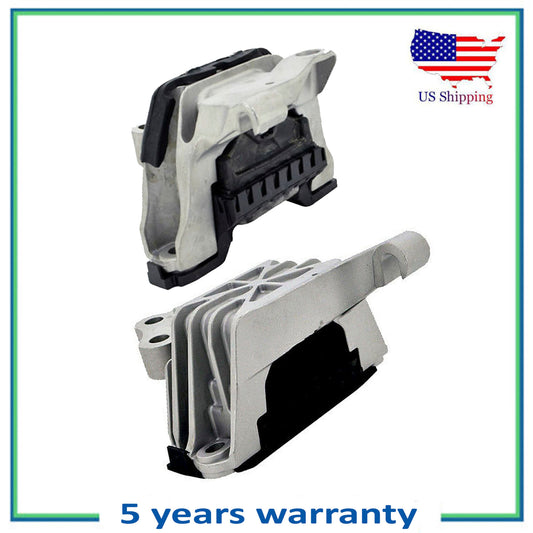 Set 2PCS Front Engine Motor & Automatic Trans. Mount For 13-16 Dodge Dart 2.4L