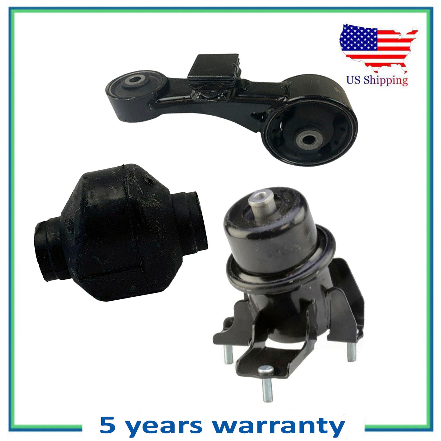 Juego 3PCS Frente,Posterior Motor & Torque Puntal Montaje Para 10-12 Lexus RX350