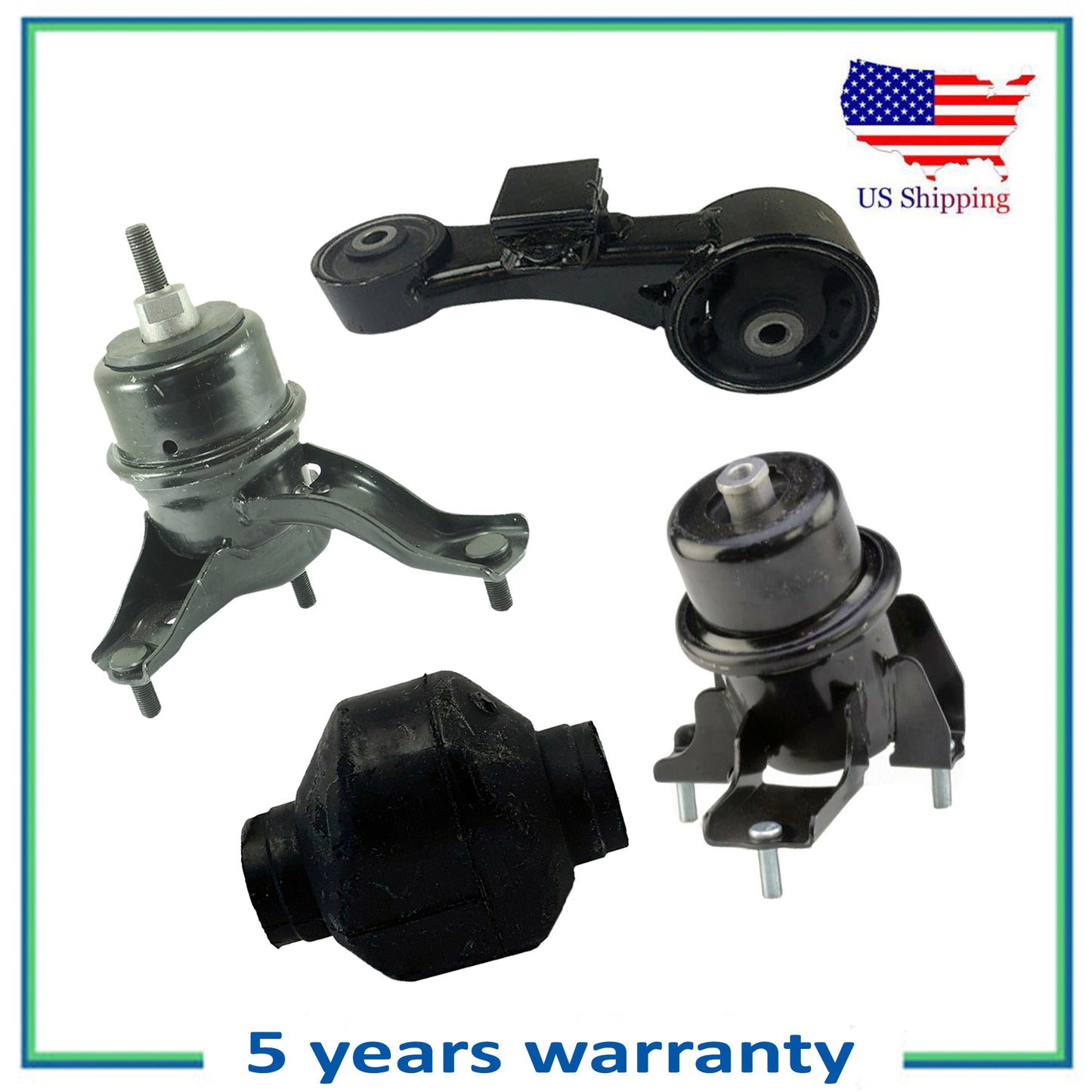 Set 4 PCS Engine Motor & engine Torque Strut Mount For 2010-2012 Lexus RX350 3.5