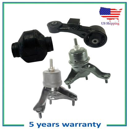 Set 4PCS Engine Motor & Automatic Transmission Mount For 10-15 Lexus RX350 3.5L