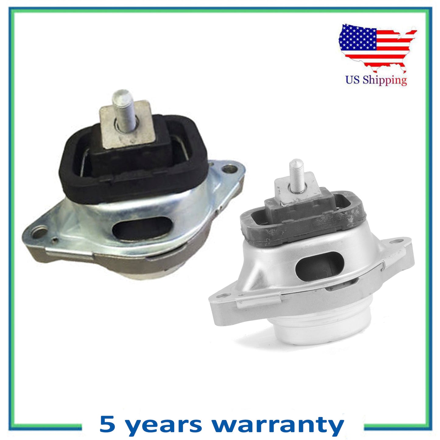 2PCS Frente L&R Soporte Del Motor Para 06-09 Land Rover Range Rover 4.2L 4.4L