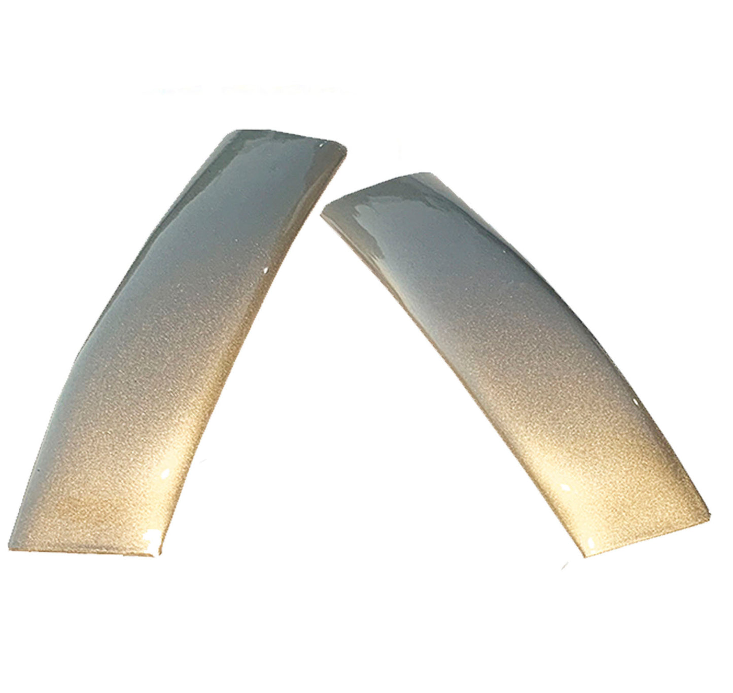 LH RH Pair Upgraded Exterior Cab Roof Molding For 99-07 Ford Super Duty B2 Gold