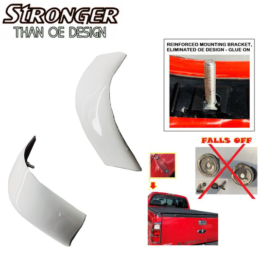 Set UPGRADED Roof Corner Molding Trim For Ford 08-16 Super Duty Z1 OxWhite