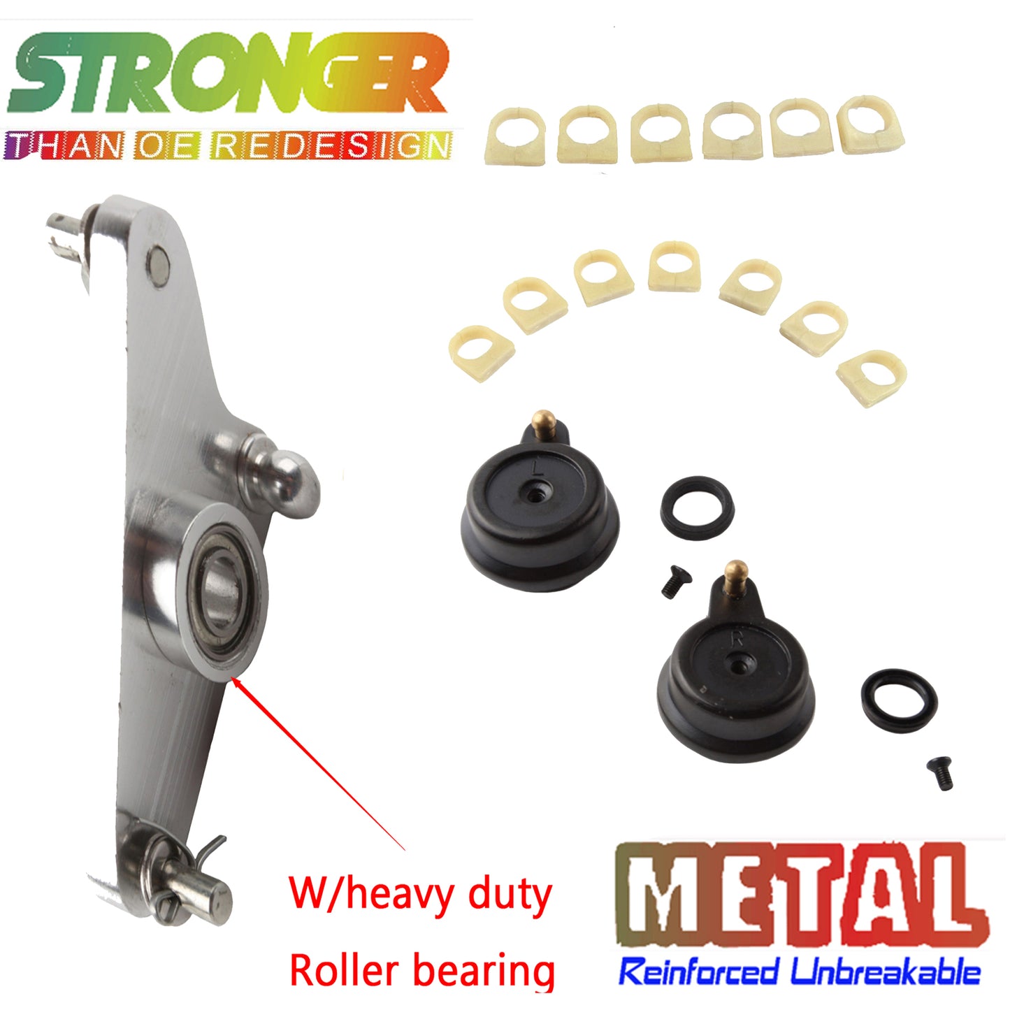 Air Collecteur Réparation Kit Avec / Roulement Pour Métal Mercedes Benz SLK280