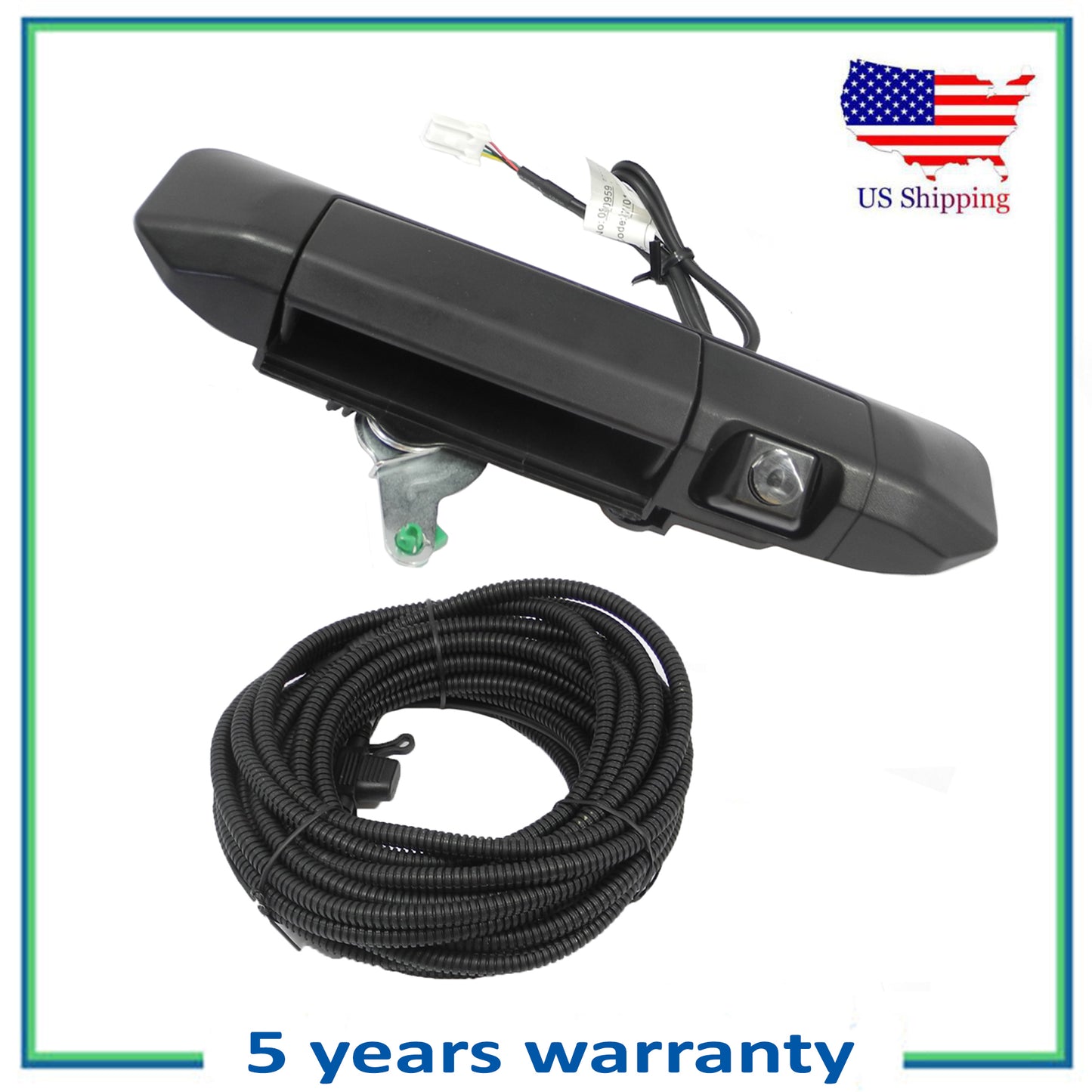 Brand NEW Tailgate Handle W/Camera & 8M Cable For 2009-2015 Toyota Tacoma Black