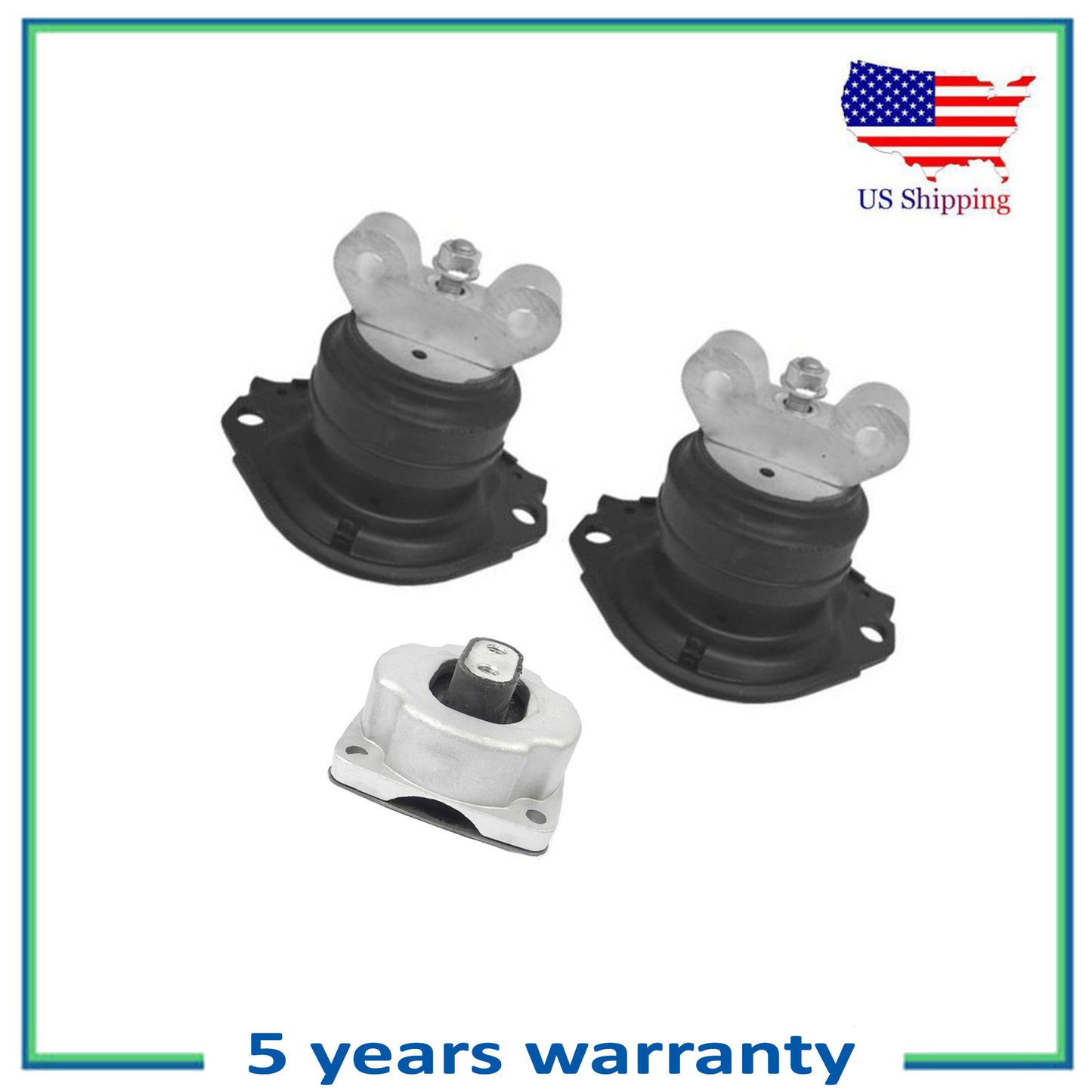 3 Hydraulic Motor Mount & Trans mount for 11-20 Chrysler 300 Challenger Charger