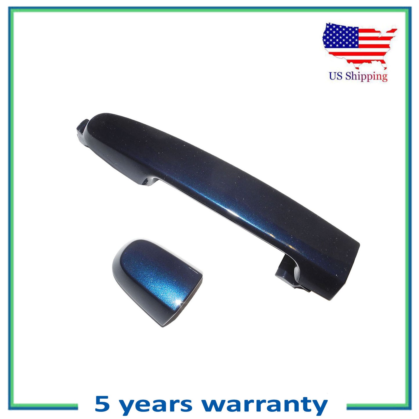 Rear Outer Door Handle For 02-06 Camry Nautical Blue Metallic 8S6 W/O Keyhole